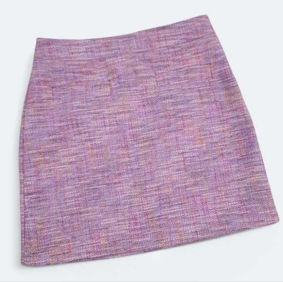 LOFT Pink Tweed Skirt Women's Size 4 Classic Career Spring Easter - Picture 12 of 12